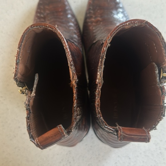 🍍DONALD PLINER BROWN ZIP BOOTIE🍍6M - Picture 4 of 5